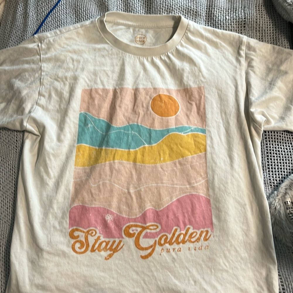 pura-vida sunset shirt. very vibrant in color!